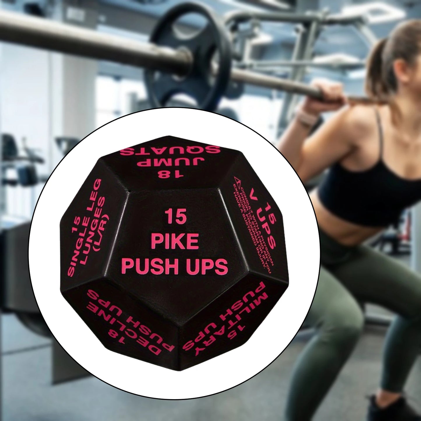 Cardio Plyometrics Stretching Workout Dice