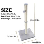 🐾🌳 Tall Premium Sisal Cat Scratching Post with Dangling Ball