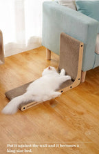 🐾📐 L-Shape Cardboard Cat Scratcher – Wear-Resistant Scratch Post