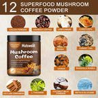  Organic Ground Coffee with Lion's Mane Mushroom and Chaga| Nootropic Mushroom Coffee for Better Focus and Immune Support