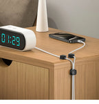 🧲🔌 Baseus Magnetic Cable Organizer Holder – Adjustable Under Desk Clip