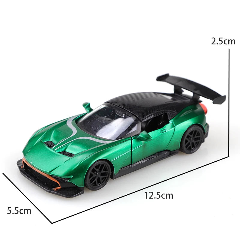 1:36 Alloy Pullback Racing Car – Metal Die‑Cast Toy Model for Kids & Collectors
