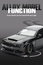 1:32 Dodge Challenger SRT Hellcat Redeye V8 Alloy Metal Diecast Model American Muscle Sports Car Collection For Hobby Decor