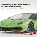 1:18 Scale SVJ63 Alloy Car Toy Model with Sound & Light Effects – Diecast Supercar Collection