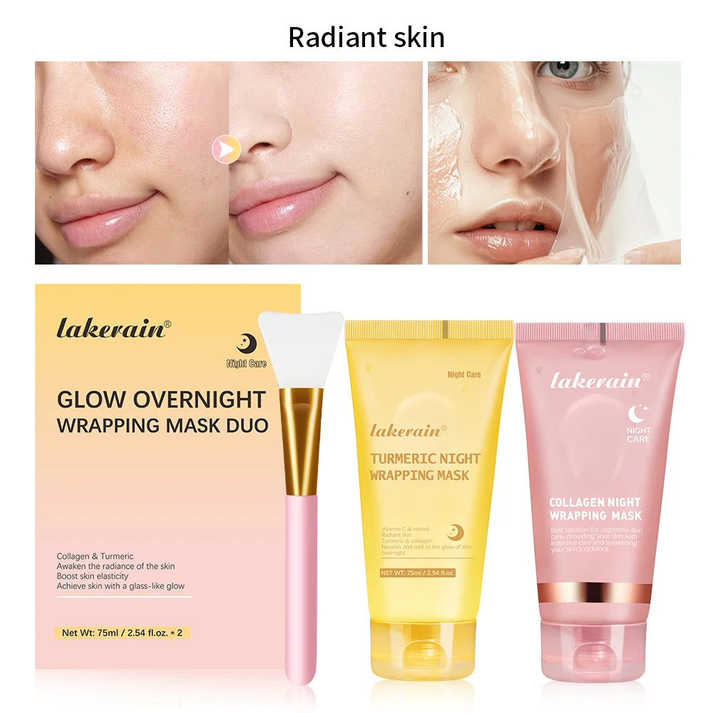 💎🍯 Collagen Jelly Cream Overnight Mask – Hydrolyzed Collagen Peel-Off Wrapping Mask for Hydrating, Firm & Moisturized Skin