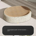 2-in-1 Cat Scratching Board Protects Furniture, Grinding Claw Toys, Oval Sisal Weaving Wear-resistant Cat Nest Cat Accessories
