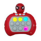 Spider Man & Stitch Quick Push Game Pop Up Fidget Bubble Electronic Pop it Pro Game Light AntiStress Toys For Adult Kids Gift