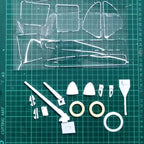 Catalina Yacht Model Basswood Laminate Processing Upgrade Version RC Boat Kit Simulation Assembly Kit