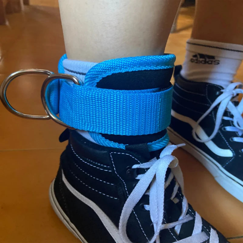 Double D-Ring Cable Ankle Straps – Gym Ankle Cuffs for Glutes, Legs & Strength Training🍑🏋️‍♀️