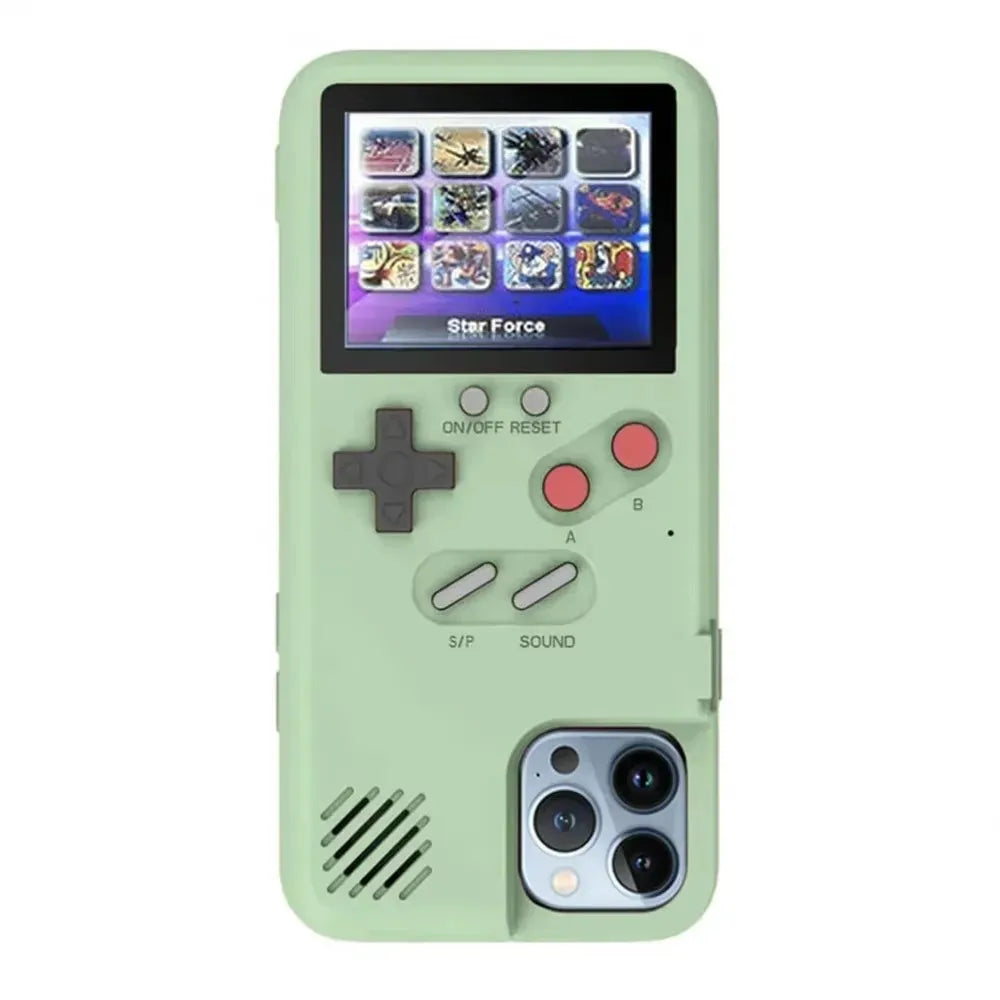 🎮 Retro 3D Playable Gameboy Case for iPhone 📱✨ | Classic Video Game Console Cover 🕹️ | Compatible with iPhone 7/8 Plus, X, XR, XS Max, 12–16 Pro Max & SE 2022 💖
