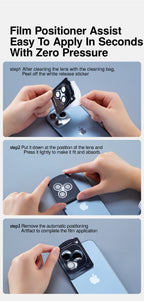 SmartDevil Camera Lens Glass Protector for iPhone 17 / 16 Pro Max