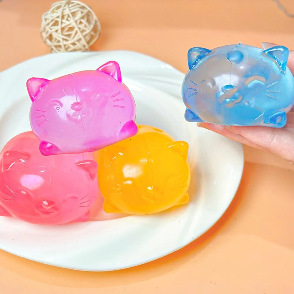 Mini Cat Maltose Squishy Toy – Slow-Rise TPR Sensory Fidget