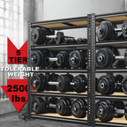 🧰✨ Heavy Duty Garage Shelving Storage Rack | 72" / 60" Height Adjustable Shelves 🏠 | 2000 LBS Capacity Metal Storage Shelf for Garage & Closet