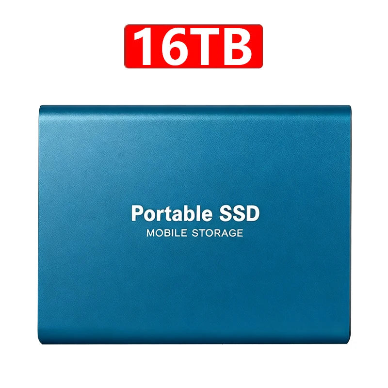 🚀 Portable SSD 1TB–16TB External Hard Drive – USB 3.1 Type-C High-Speed Solid State Drive for Phone, Laptop & Mac 💾⚡