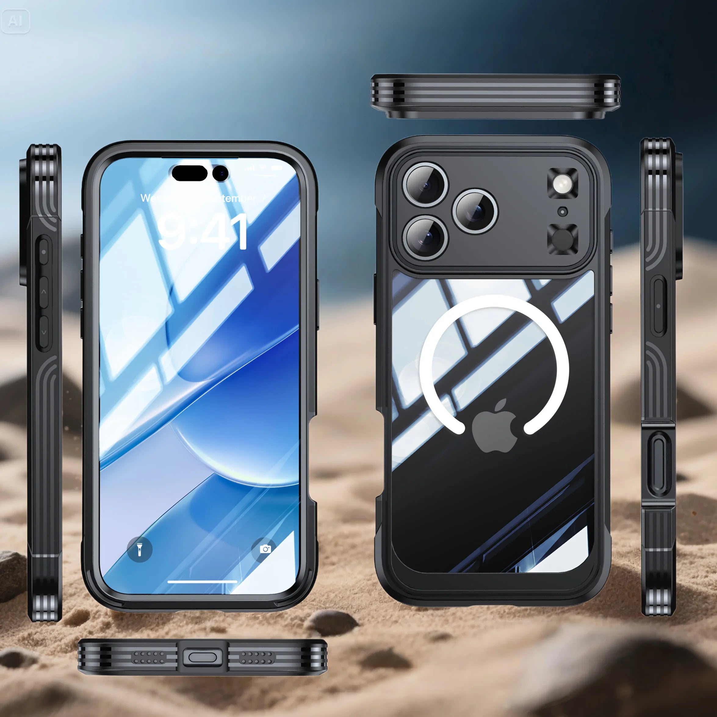 🧲📱 Durable Non-Slip Magnetic Wireless Charging Case for iPhone 17 Series