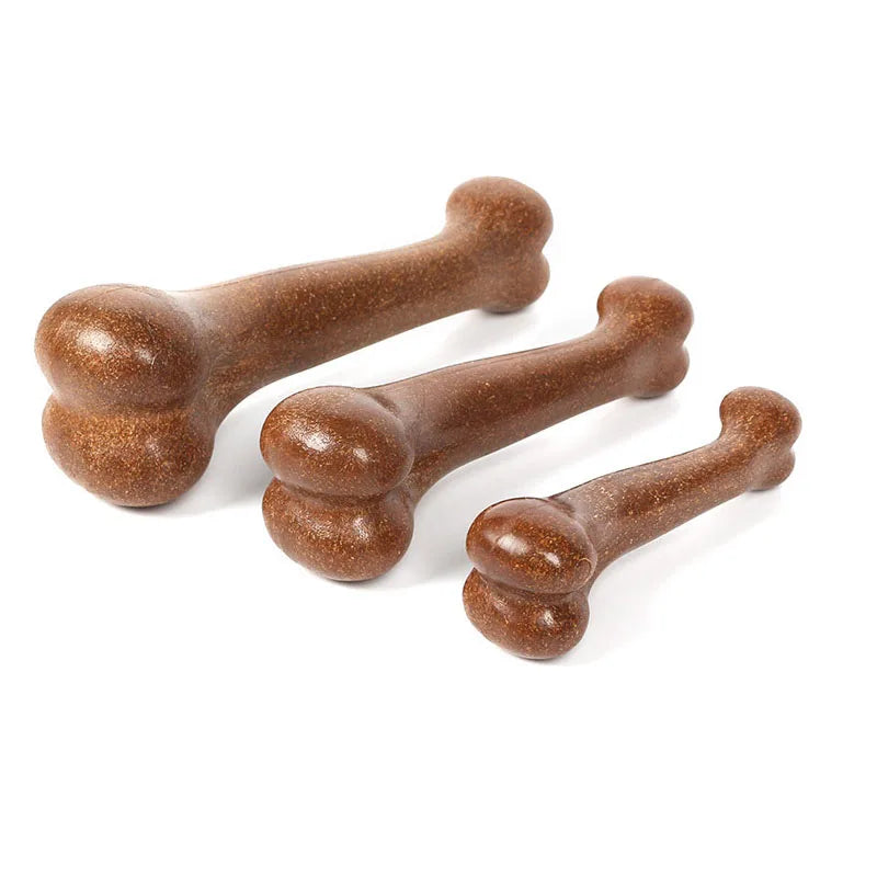 🦴🐶 Heavy Duty Dog Bone Chew Toy – Natural & Non-Toxic