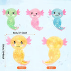 Colorful Axolotl Squishy Toys – Stretchy Sensory Squeeze Fidget Set