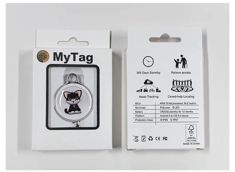 📍🐾 Pet Anti-Lost GPS Tracker – Bluetooth Smart Waterproof Collar Locator