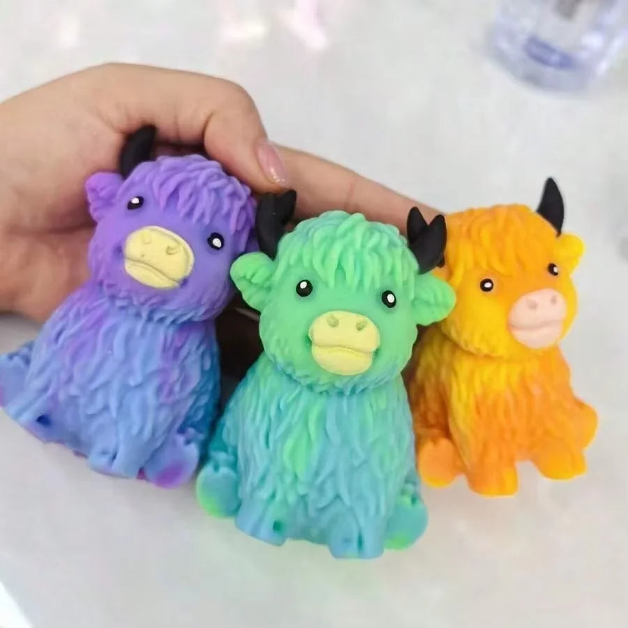 NeeDoh Mountain Cow – Slow-Rise Soft Squeeze Toy