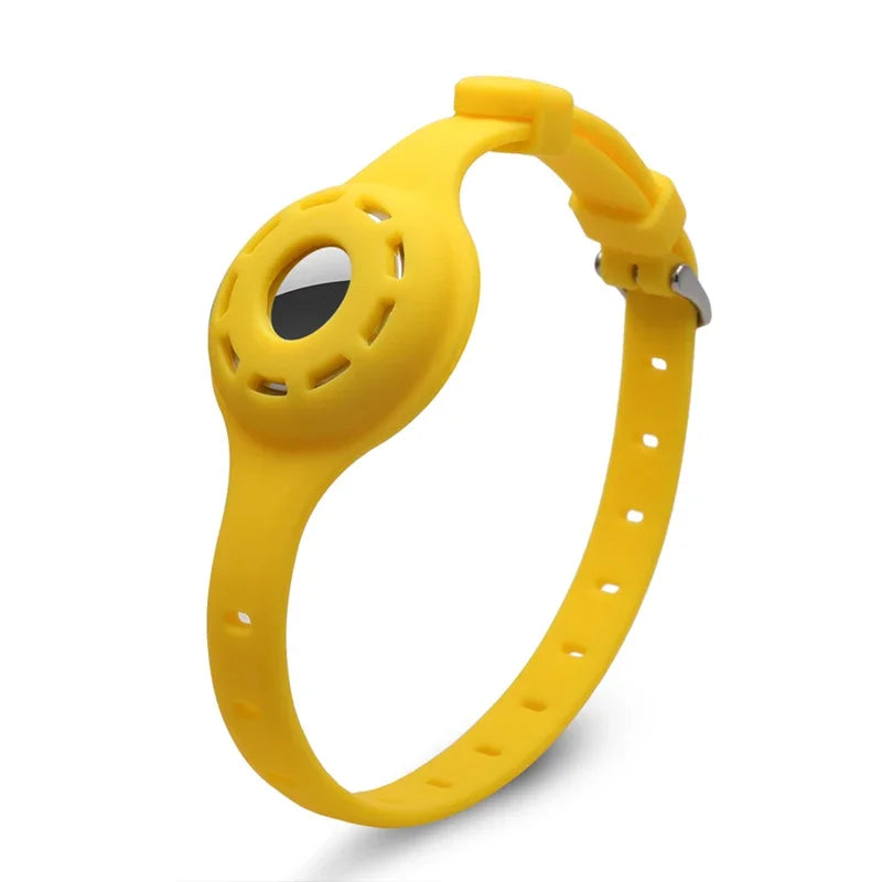 🐱📍 Silicone Anti-Lost Cat Collar for Apple AirTag – Adjustable Tracker Holder