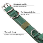 🐕🛡️ Tactical Dog Collar with Handle – Heavy Duty Double Buckle