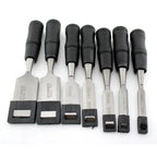 Hand Tool Wood Chisel Carbon Steel Chisel with Hammer End and Anti-Slip Handle Carpentry Tools Woodworking Chisel 19/25/32/38mm