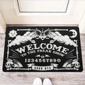Gothic Witch Welcome Doormat – Mystical Halloween Rug