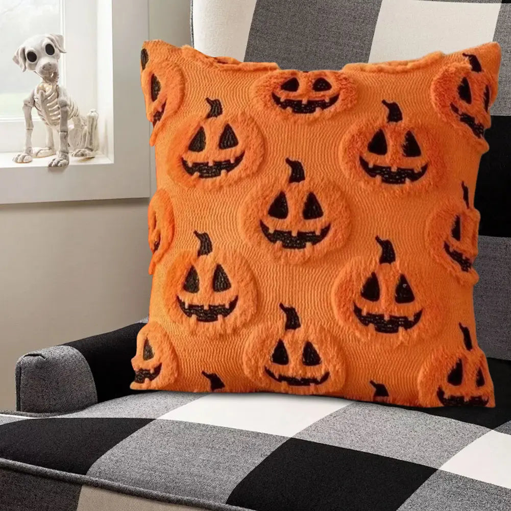 Halloween Pillowcase – Cute Pumpkin, Bat & Ghost Décor