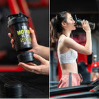 🥤💪 Protein Shaker Cup 400/600/650ml – Leakproof with Metal Stirrer