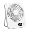 🌬️📱 Xiaomi Portable Desk Fan – 5 Speeds Ultra Quiet with Power Display