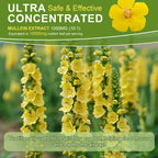 🌿Mullein Leaf Extract Drops 2 Fluid Oz. 1000mg | Lung Health 🌬️ | Breathing Support 😌 | Immune & Digestive Boost 💪 | CFDA Certified ✅ | 2 Fl. Oz. (60mL) Bottle 🧴