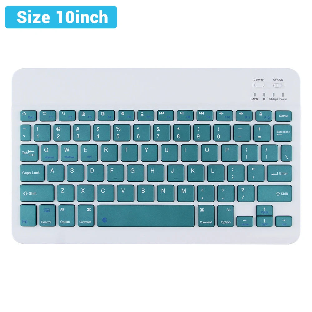 ⌨️🖱️ Mini Wireless Bluetooth Keyboard & Mouse Set – Portable for iPad & Android