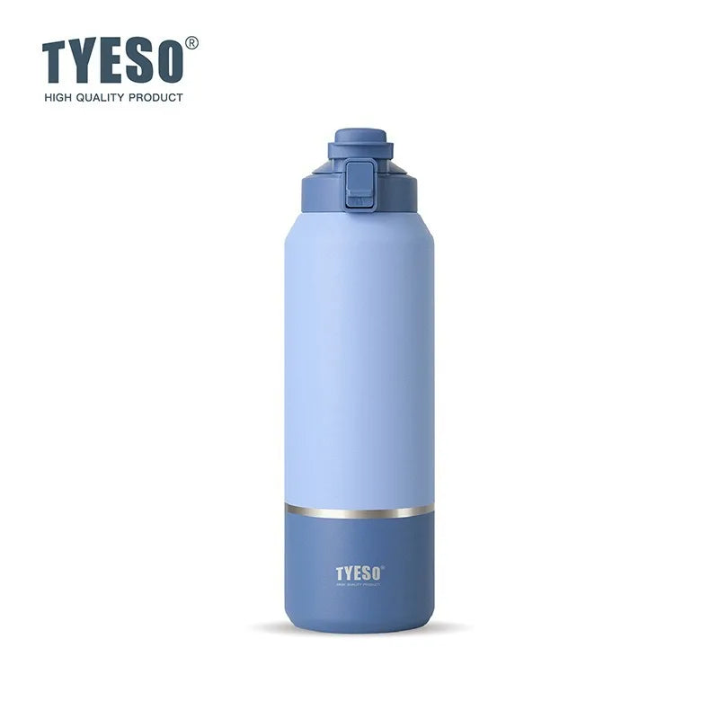TYESO Large Capacity Insulated Water Bottle – Leakproof Travel Mug with Handle 💧✨