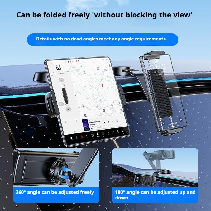 🚗📱 Eary Suction Cup Car Mount for Z Fold & Smartphones