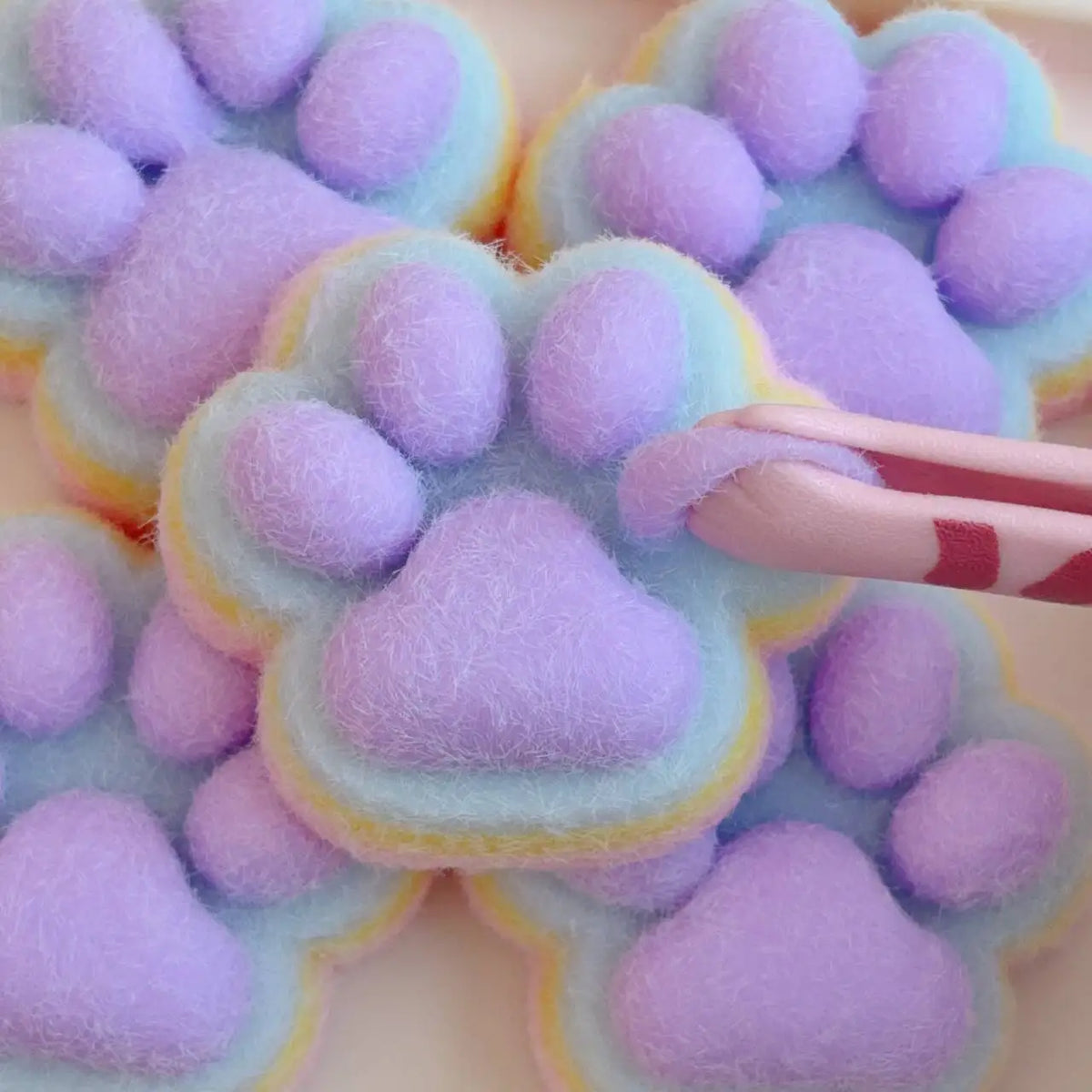 Cat Paw Mochi Squishy Toy – Soft Plush & Silicone Slow-Rebound Fidget