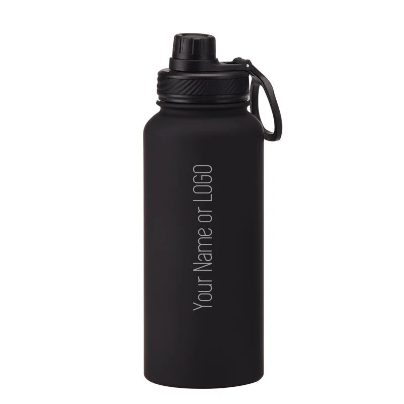 PURACOOL Custom Water Bottle 1000ML – Personalized Thermal Tumbler Gift 💧✨