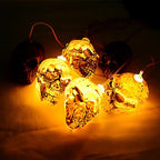 Solar Halloween String Lights – Skull, Ghost & Pumpkin