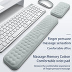 ⌨️🖱️ Ergonomic Memory Foam Keyboard & Mouse Wrist Rest Pad