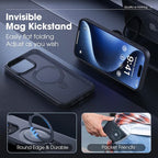 Matte Magnetic Ring Stand Case for iPhone – Ultra Slim Cover