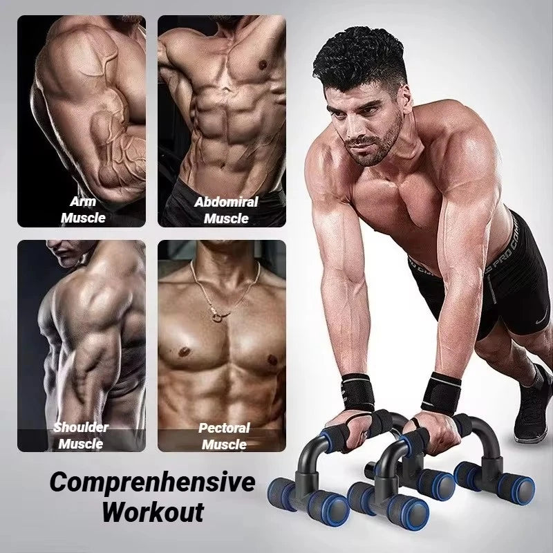 Portable Push-Up Support Bars – Anti-Skid Foam Handle Muscle Training Fitness Equipment for Home Workouts💪🔥