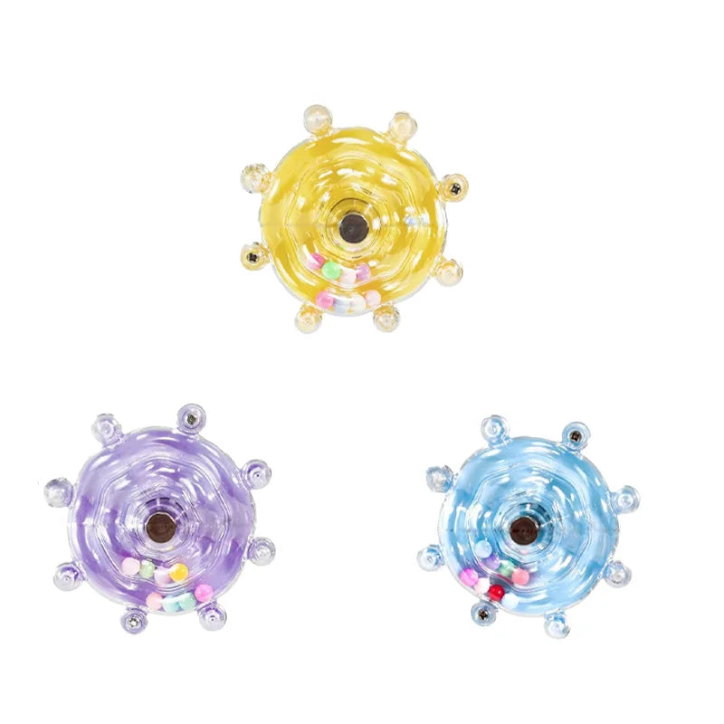 🦜🎡 Parrot Wheel Interactive Hanging Toy with Sound Ball