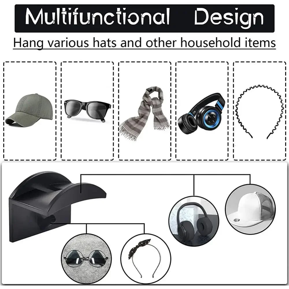 🧢✨ Drill-Free Baseball Cap Storage Box – Portable Hat Organizer (2/4/8/10 PCS)