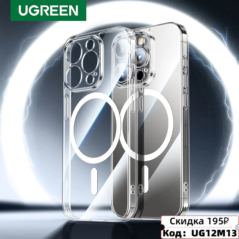 UGREEN Magnetic TPU Case for iPhone 17 / 16 / 15 / 14 / 13 Pro Max