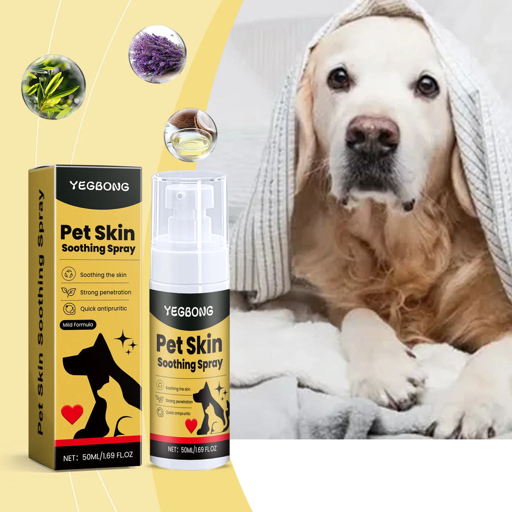 Pet Skin Care Spray – Flea & Lice Relief for Dogs & Cats