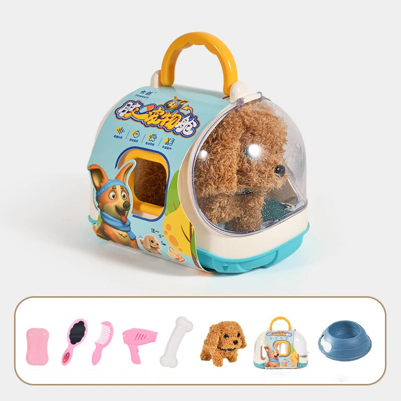 🐶🤖 Electronic Walking Dog Plush Toy – Interactive Vibrating & Moving Puppy Doll for Kids & Babies