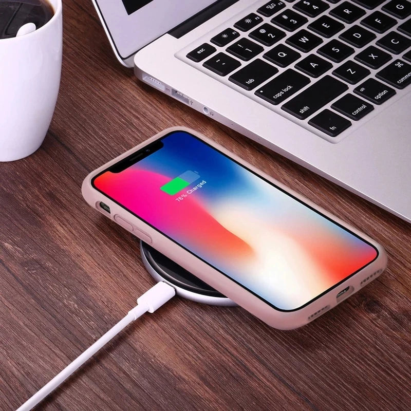 🌈📱 Original Style Silicone Case for iPhone 17 / 16 / 15 / 14 / 13 / 12 / 11
