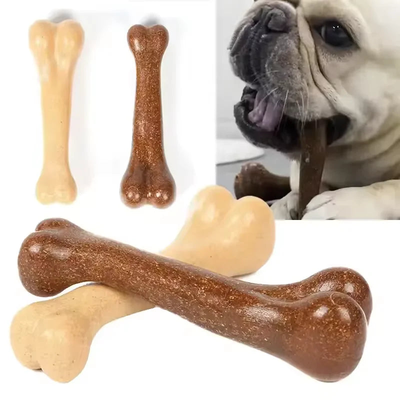 🦴🐶 Heavy Duty Dog Bone Chew Toy – Natural & Non-Toxic