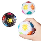 Magic Rainbow Puzzle Ball – Color Matching Brain Teaser Fidget Toy