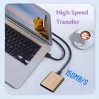 🚀 Portable SSD 1TB–16TB External Hard Drive – USB 3.1 Type-C High-Speed Solid State Drive for Phone, Laptop & Mac 💾⚡