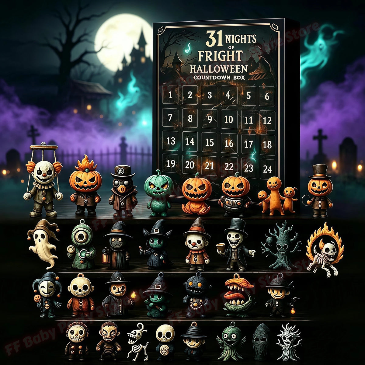 Halloween Advent Calendar – 31 Nights of Fright Countdown